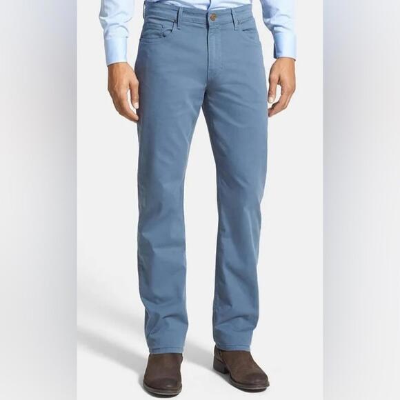 PAIGE Other - Paige Size 28 Normandie Slim Straight Leg Men's Chinos Pants In Blue Salt